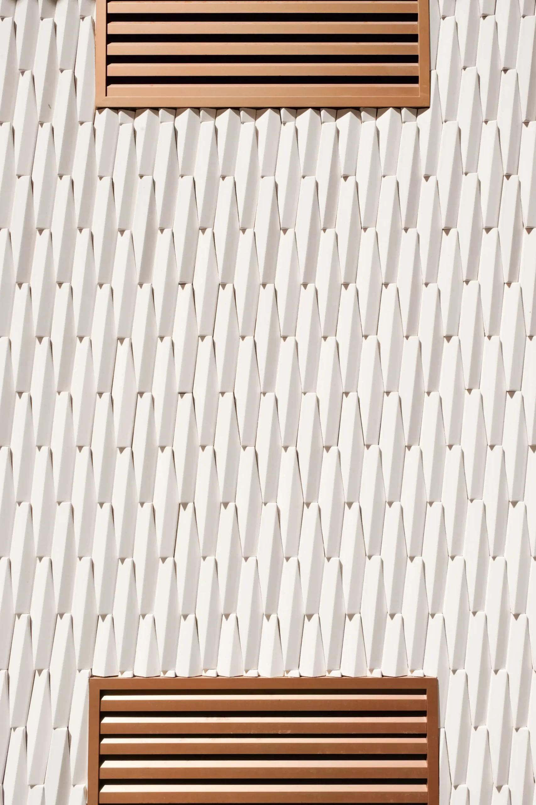 Residential HVAC supply vents distributing conditioned air inside a home