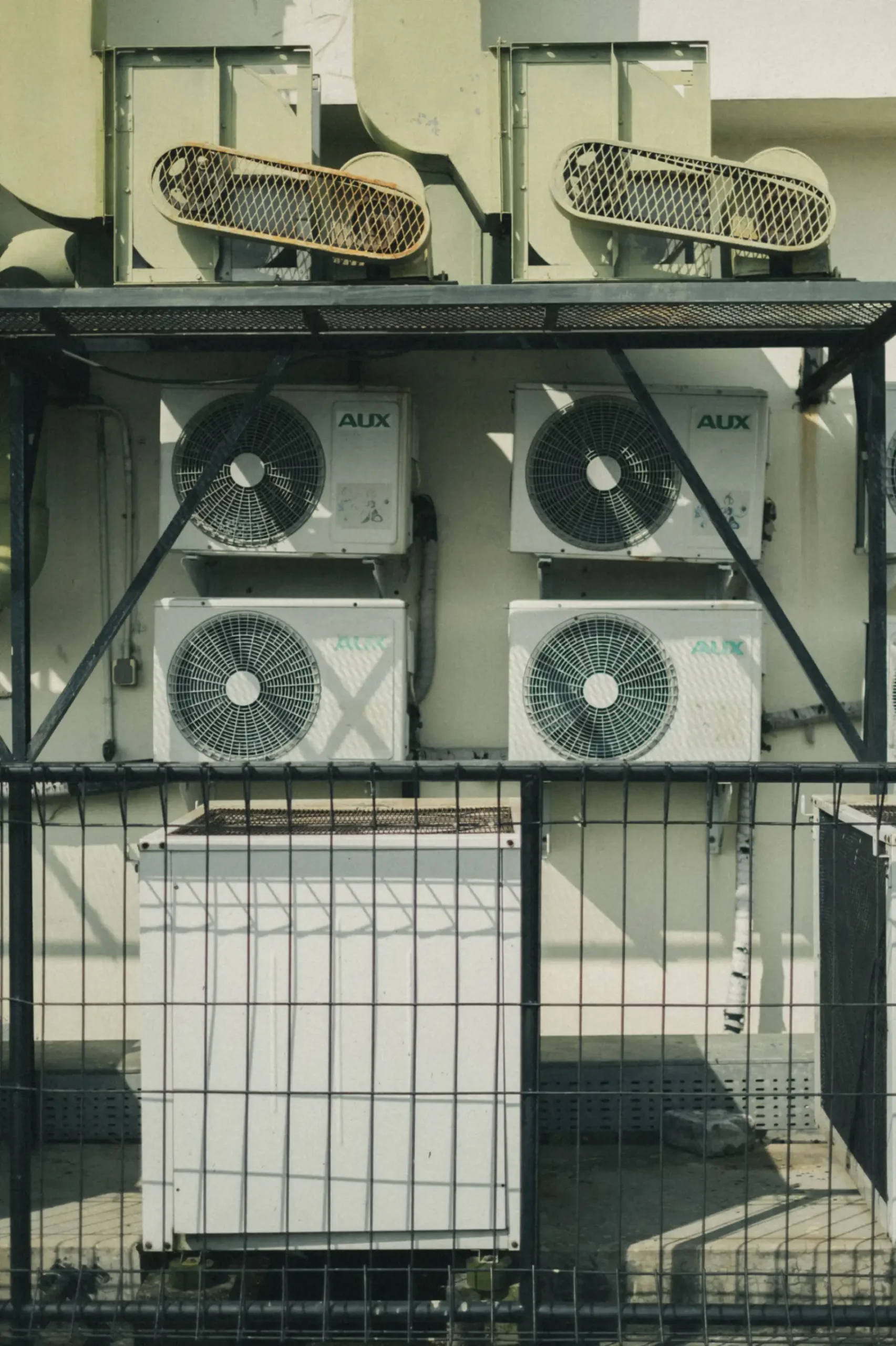 Commercial air conditioning units representing HVAC needs in Garland