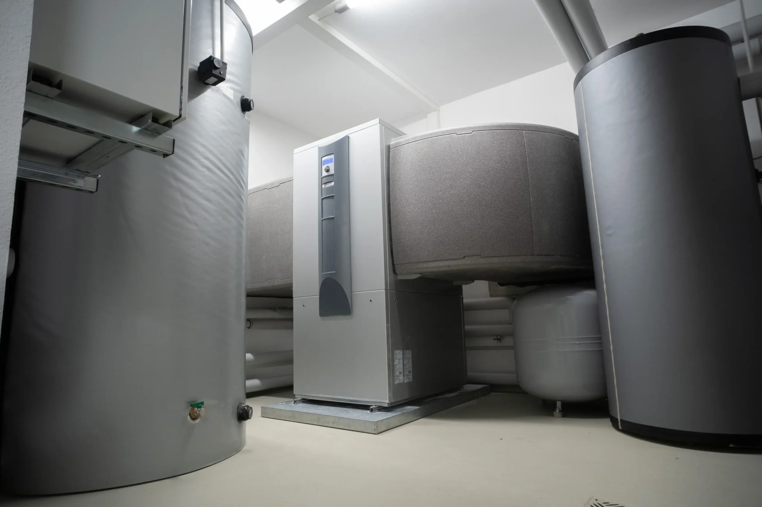 Residential heat pump HVAC system