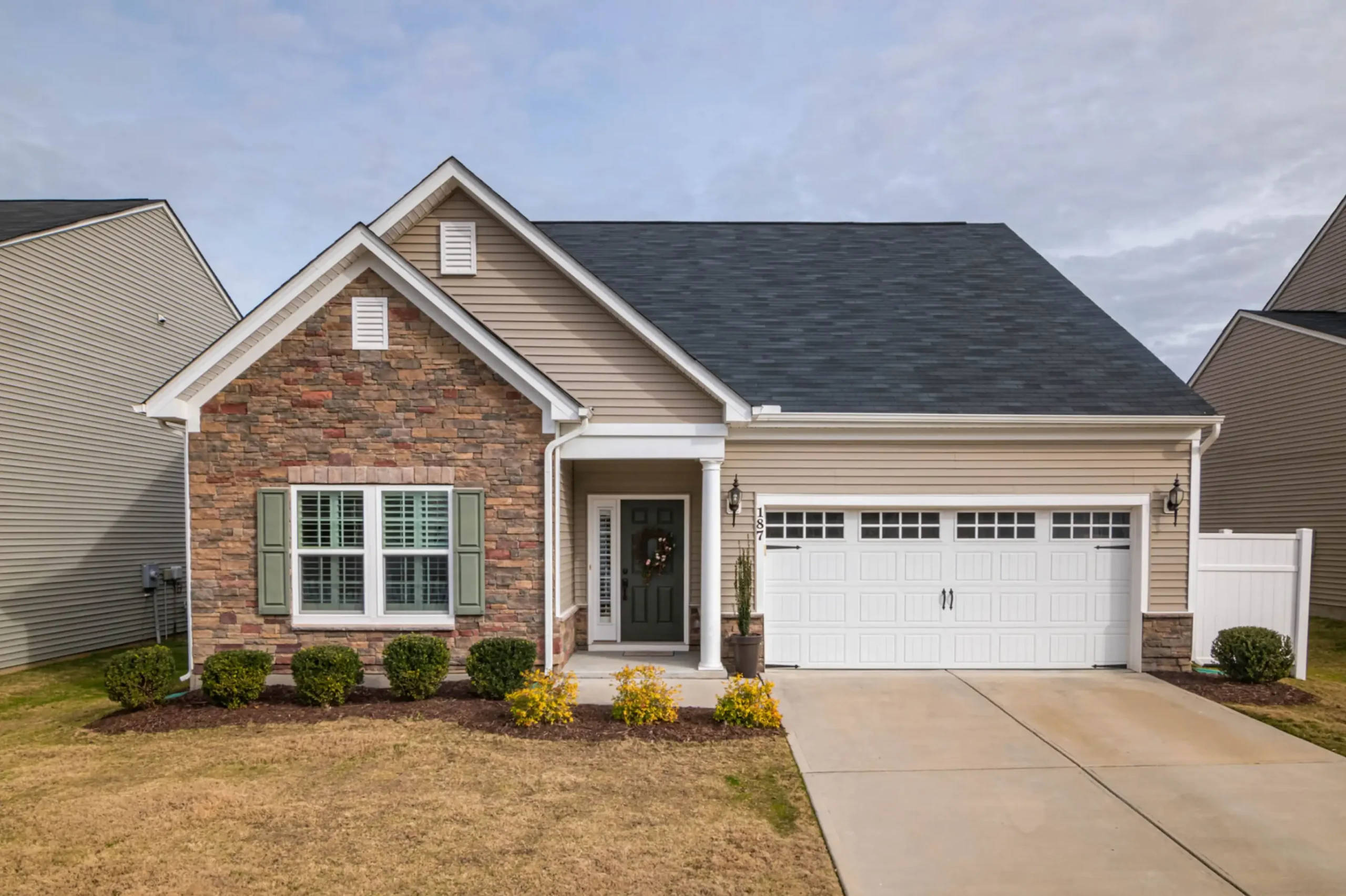 Texas suburban home used to illustrate residential HVAC costs and system planning