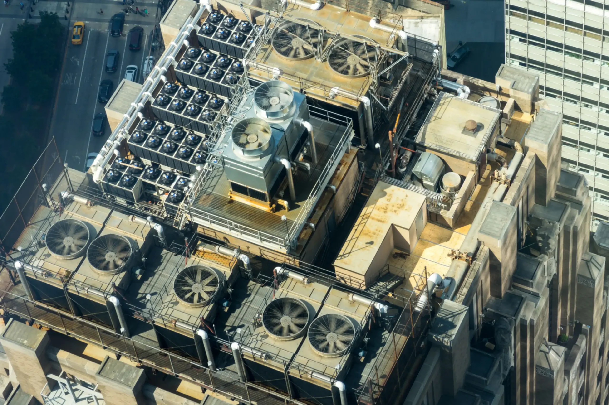 Commercial HVAC equipment representing local heating and cooling needs in Irving